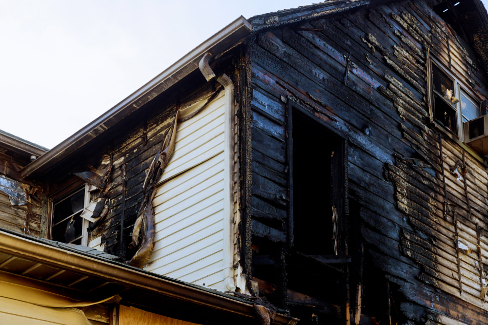 Home Damaged by Fire